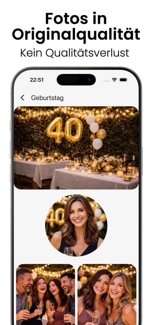 Fotos in Originalqualität