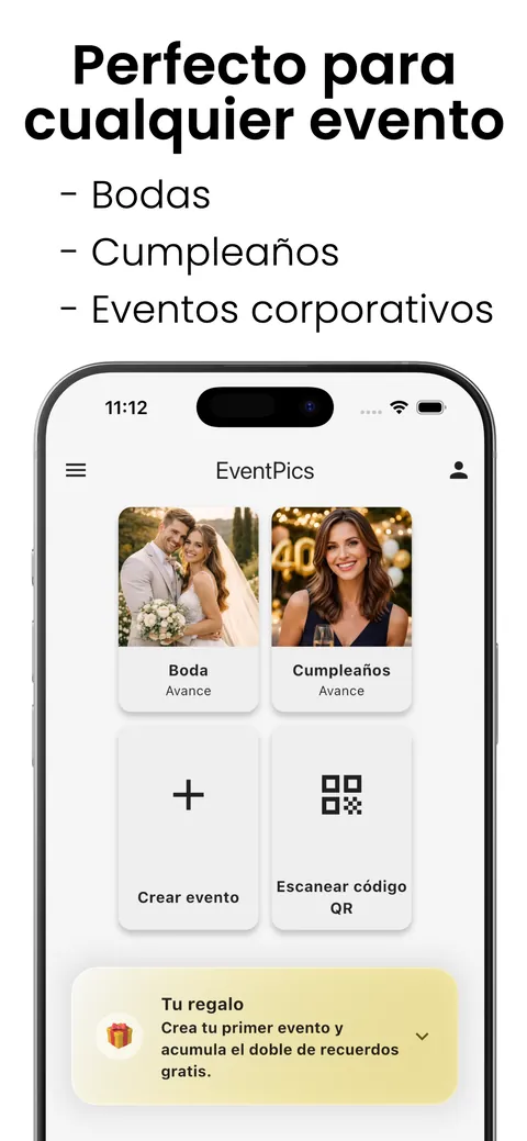 Perfecto para cualquier evento