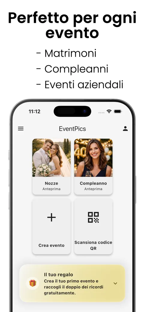 Perfetto per ogni evento