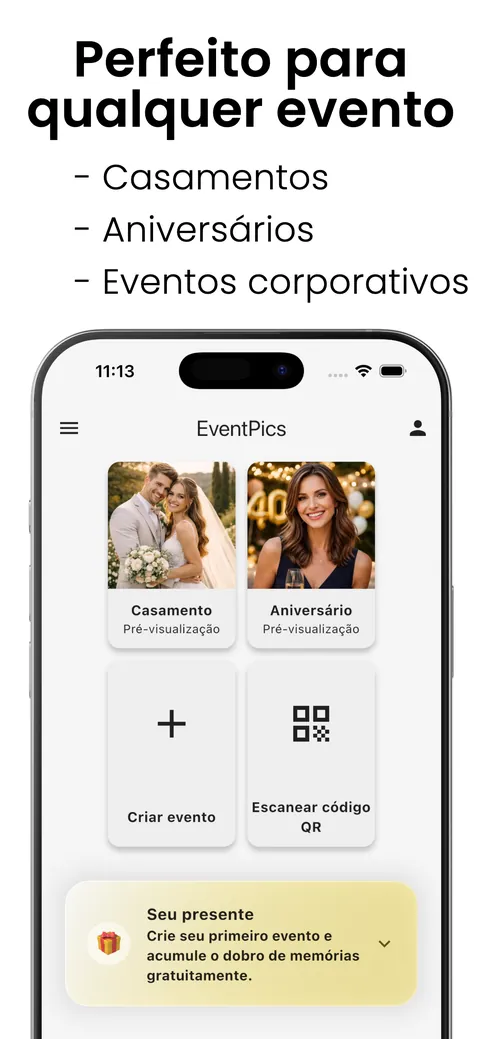 Perfeito para qualquer evento