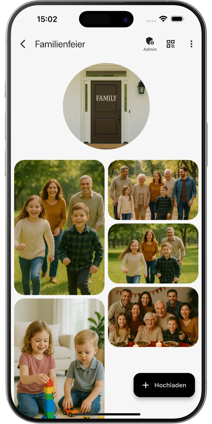 Familienfeier Fotos teilen – EventPics