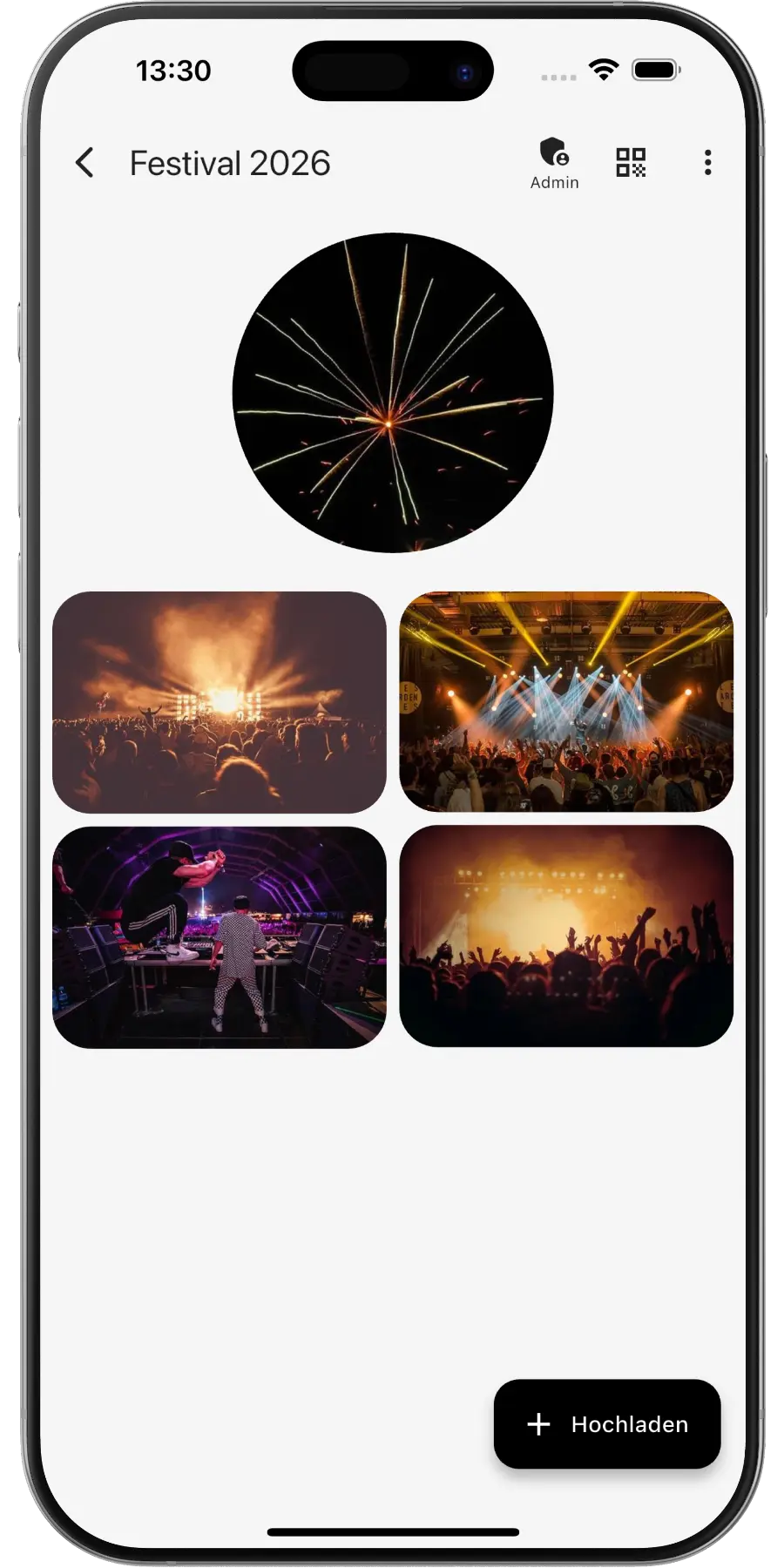 Festival Fotos teilen – EventPics