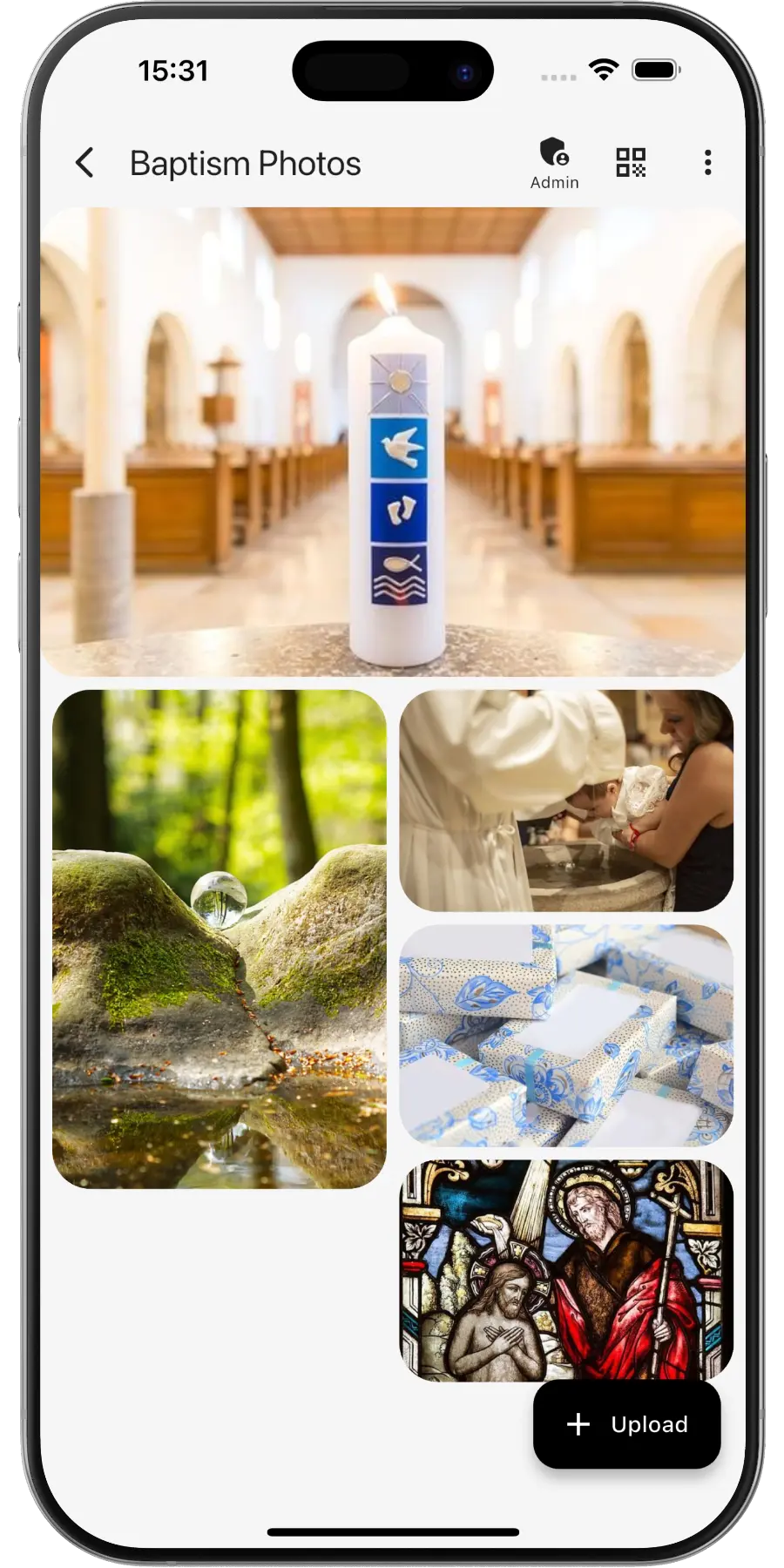 Baptism photo sharing – EventPics