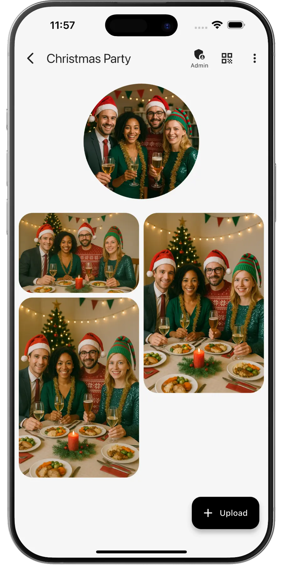 Christmas party photo sharing – EventPics