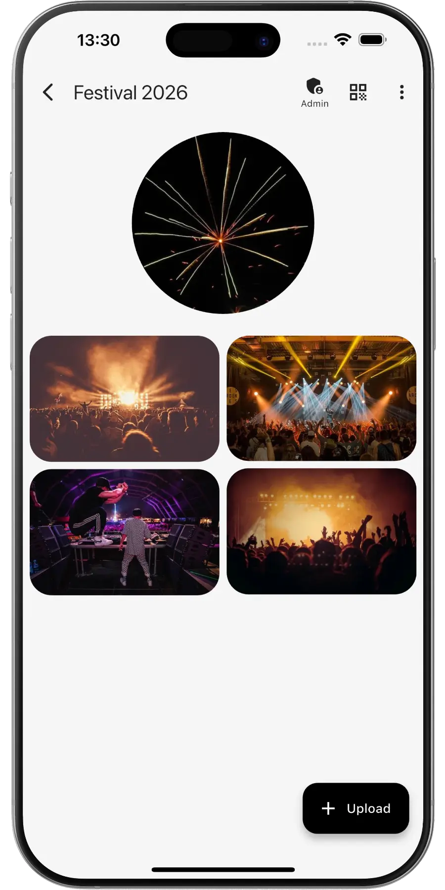 Festival photo sharing app – EventPics