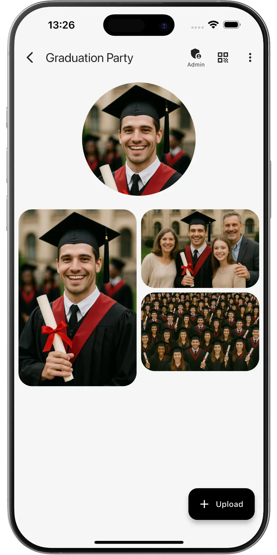 Graduation photo sharing – EventPics