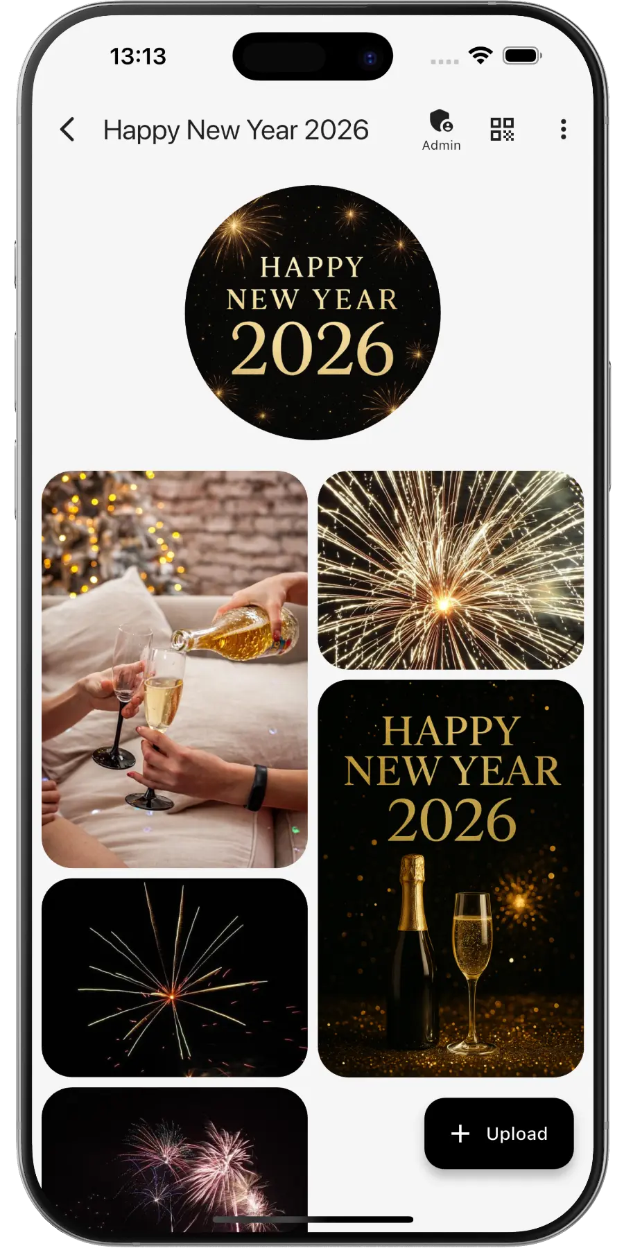 New Year party photo sharing – EventPics