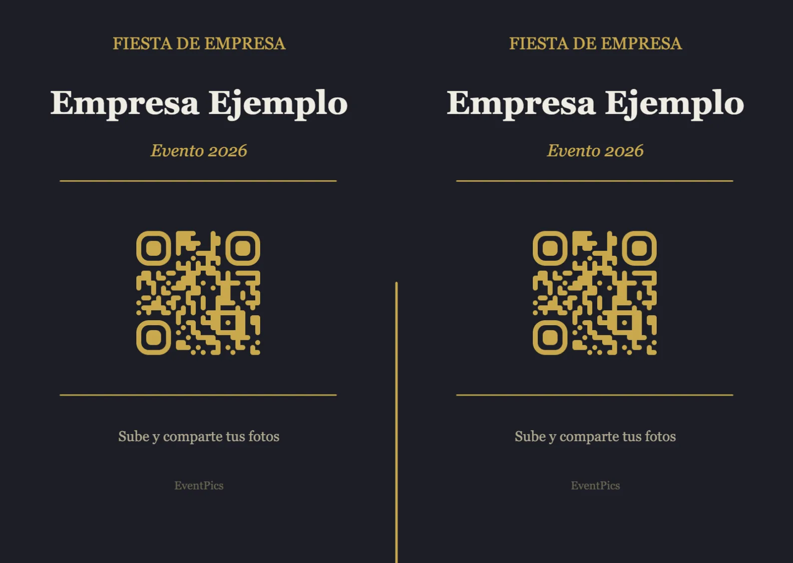 Plantilla de atril con código QR para eventos de empresa, Moderno A6 horizontal para plegar