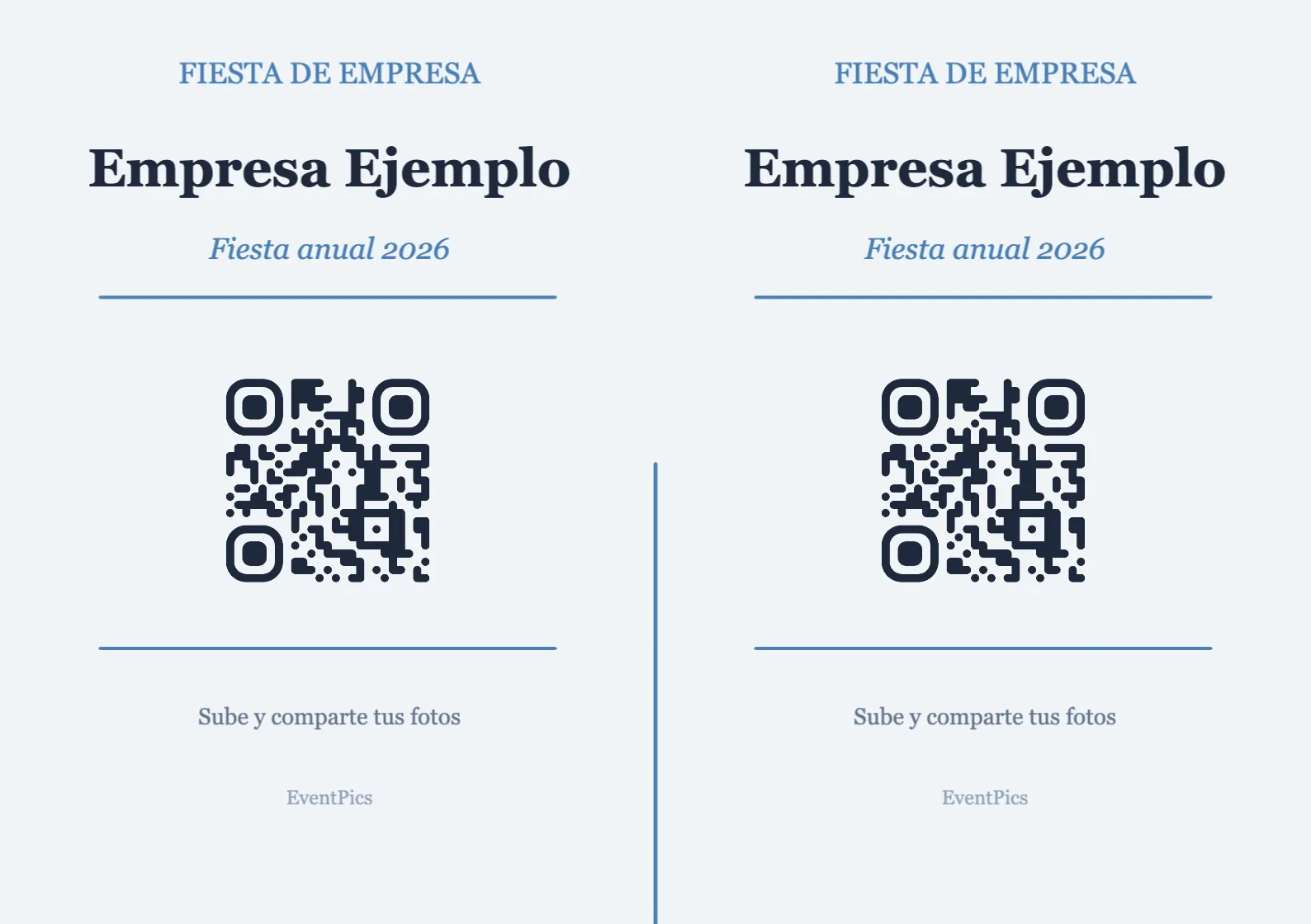 Plantilla de atril con código QR para eventos de empresa, Profesional A7 horizontal para plegar