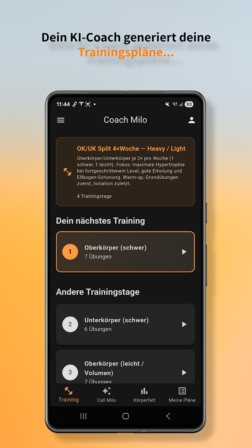 Coach Milo Screenshot
