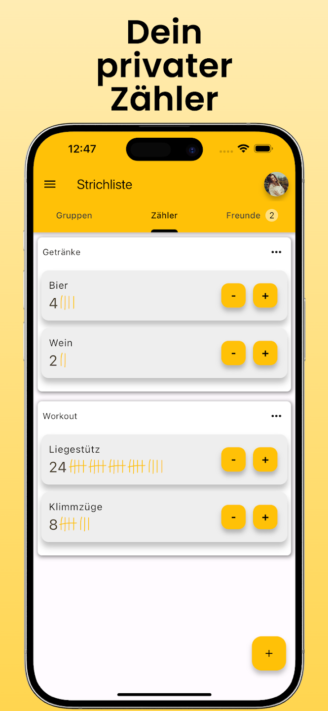 DrinksCounter Screenshot