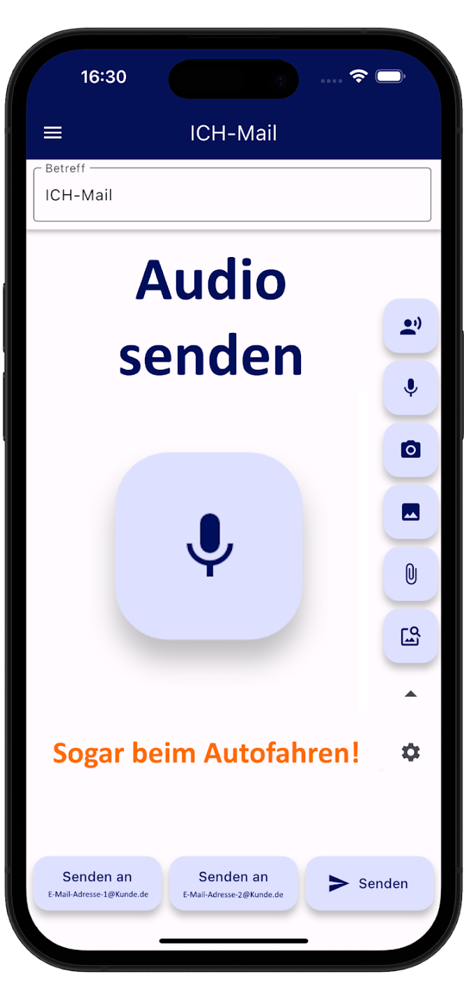 ich-mail Screenshot
