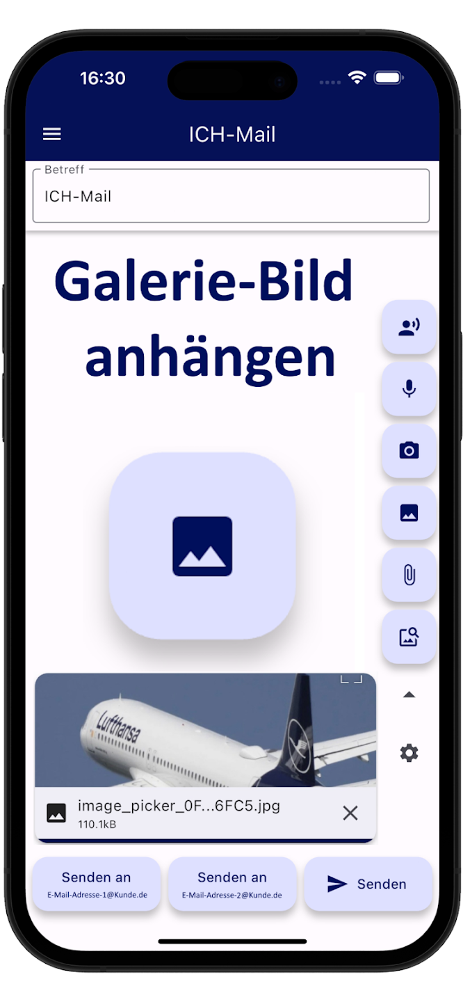 ich-mail Screenshot