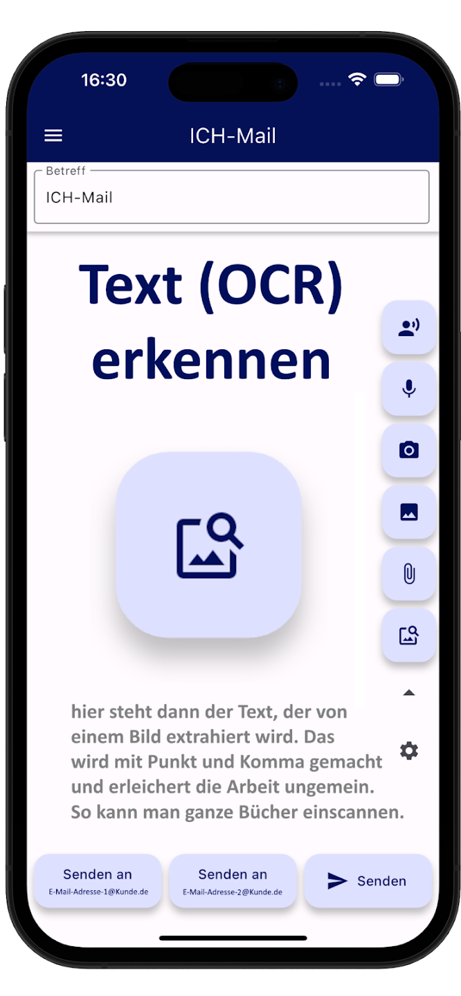 ich-mail Screenshot
