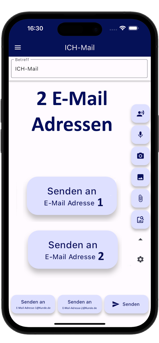 ich-mail Screenshot