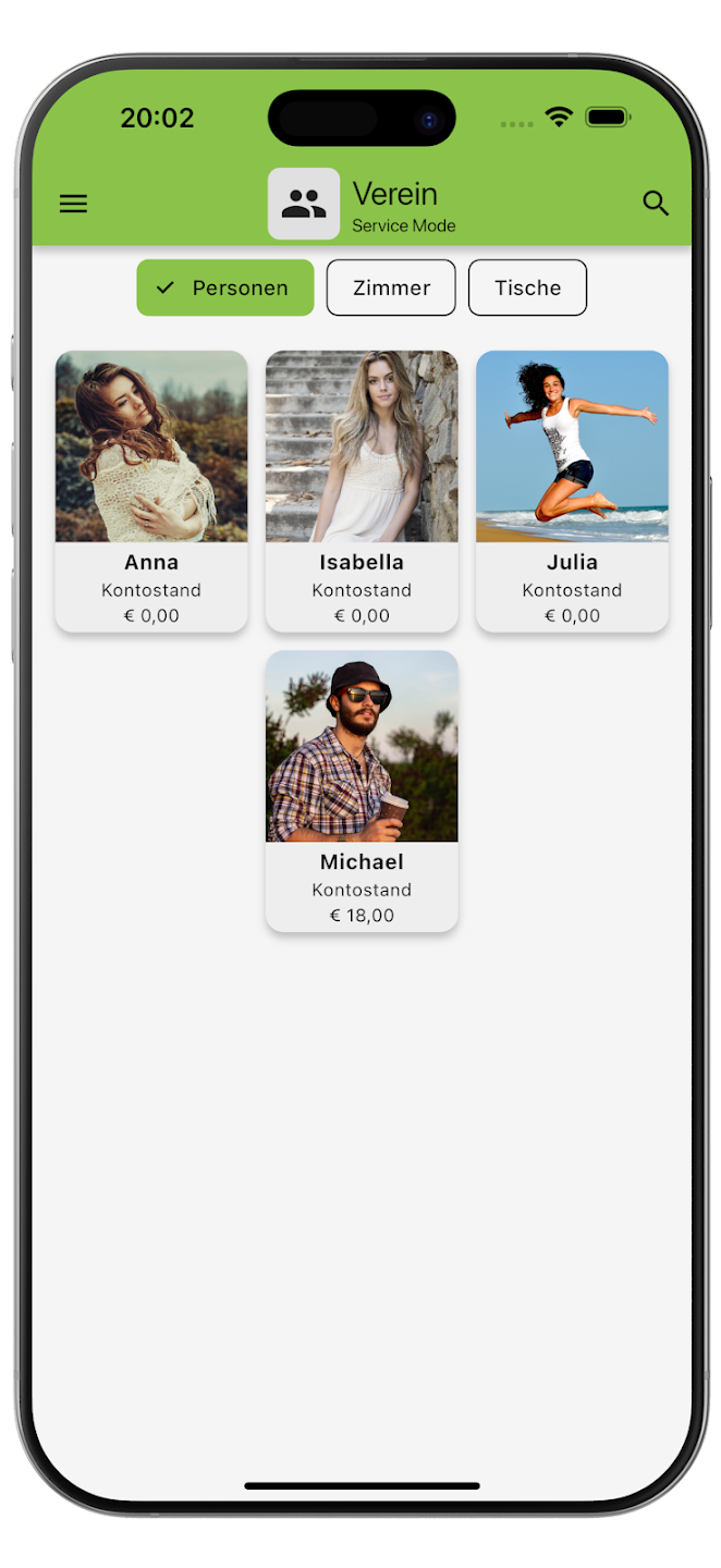 Self-Serve Bar Screenshot