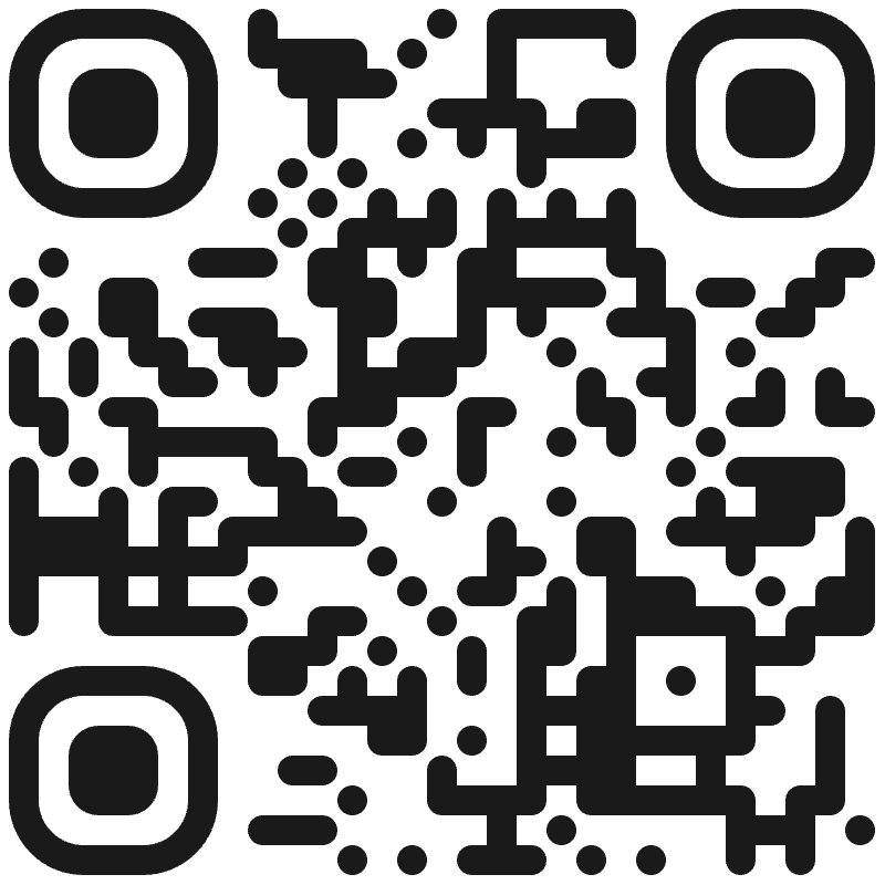 Classic QR code linking to the demo birthday album