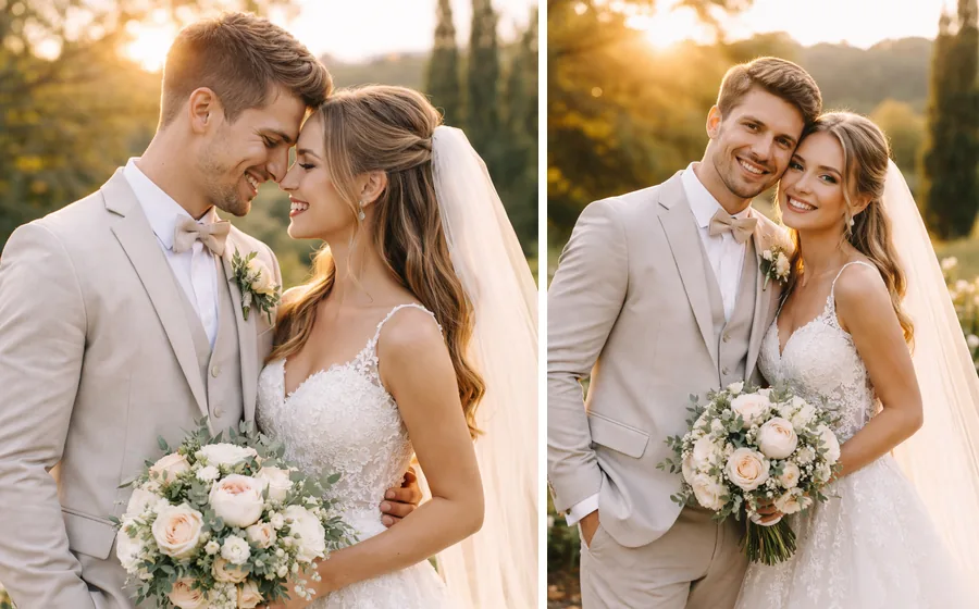 Photos from the public demo wedding album
