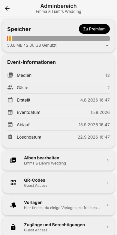 „Zu Premium
