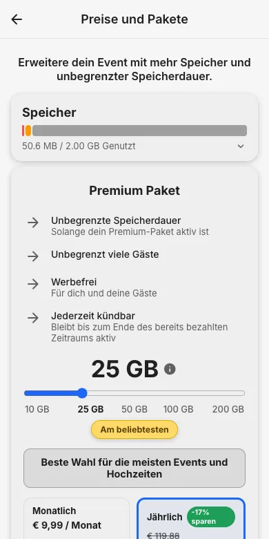Dein Paket ansehen