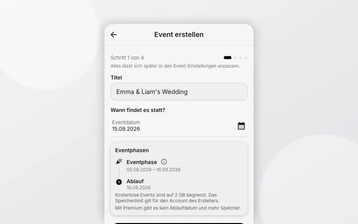 Event erstellen: So geht es