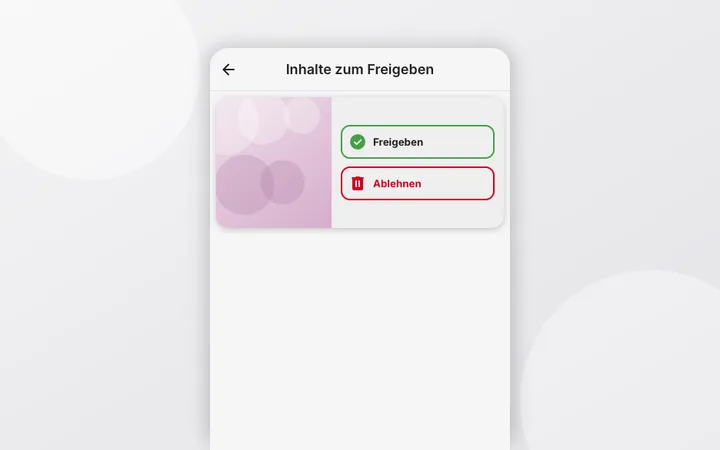 Upload-Freigabe (Moderation)