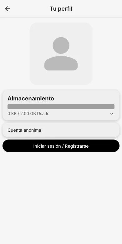 Abre tu perfil