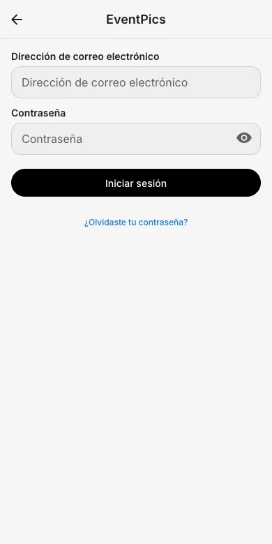 Inicia sesión