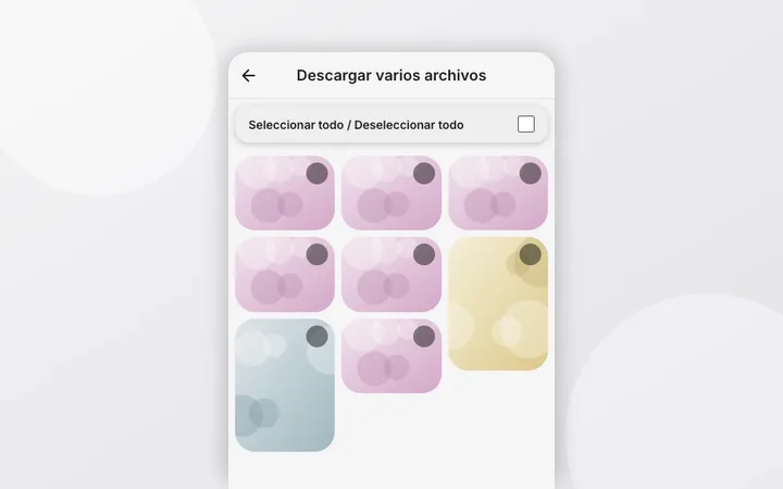 Descargar fotos y vídeos