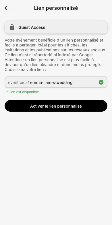 Ouvrez la boîte de dialogue