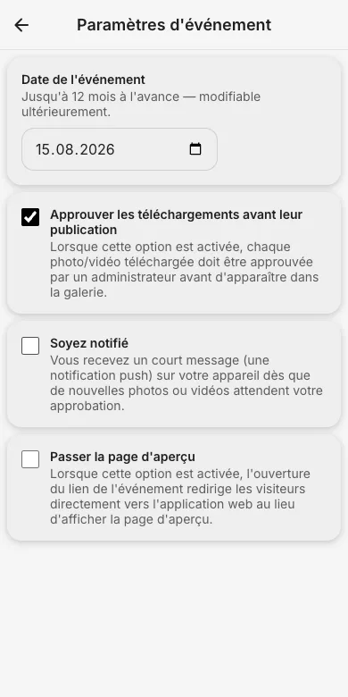 Activez-la dans les réglages