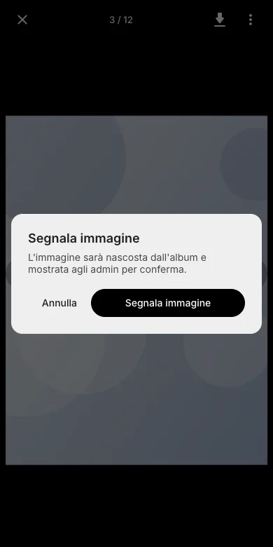 Conferma la segnalazione
