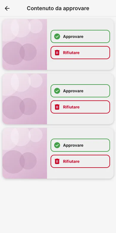 Approva o rifiuta