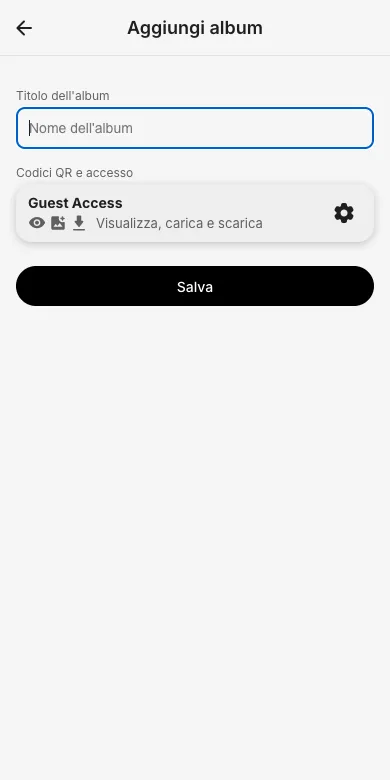 Aggiungi un sotto-album