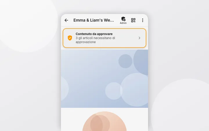 Aggiungere immagine del profilo e copertina