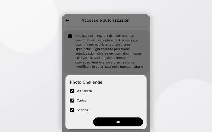 Modificare i permessi degli ospiti