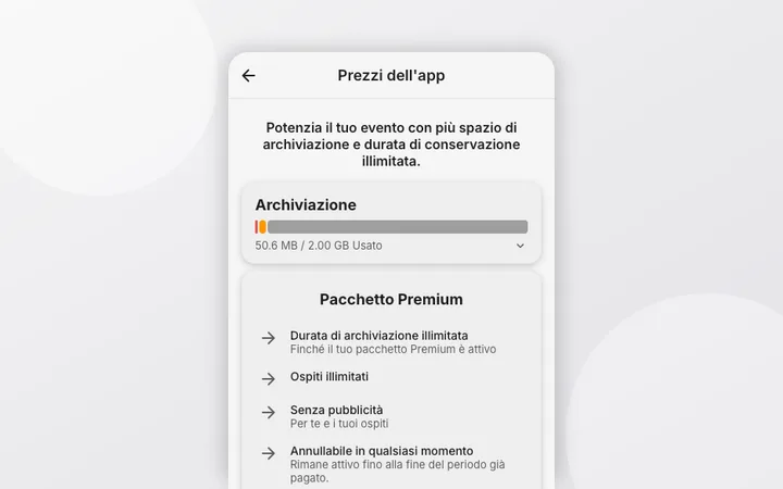 Passare a Premium
