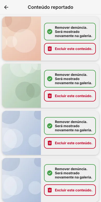 Revê como admin