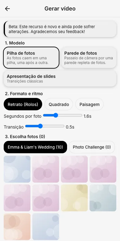 Modelo, formato, fotos