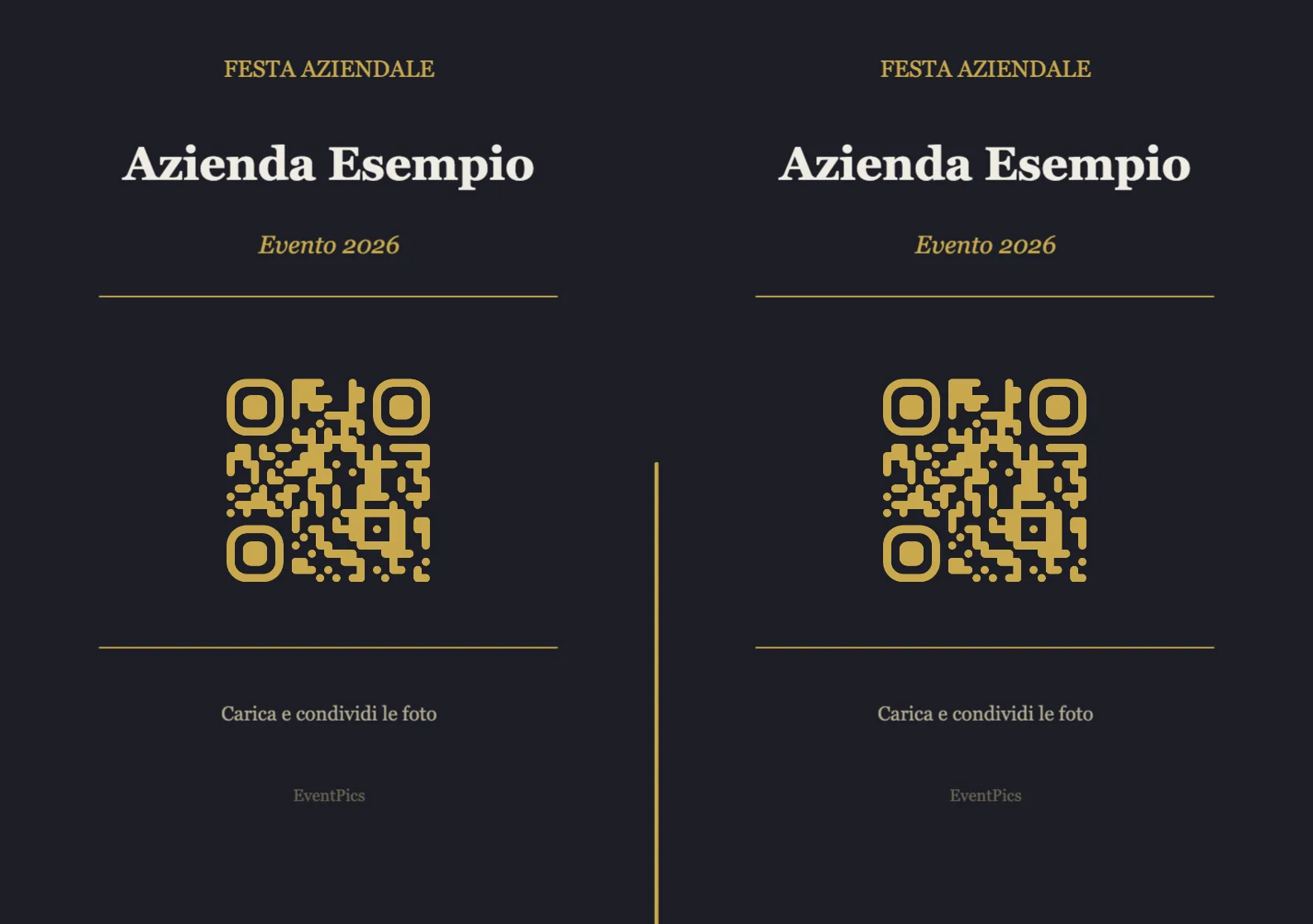 Modello di espositore con codice QR per feste aziendali, Moderno A5 orizzontale da piegare