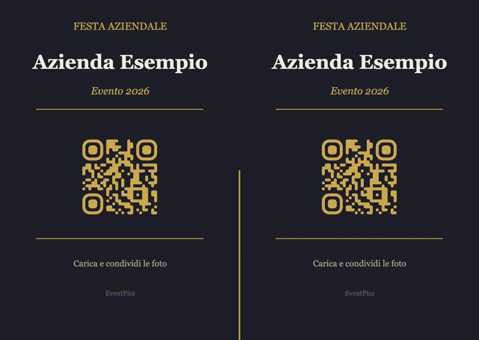 Modello di espositore con codice QR per feste aziendali, Moderno A6 orizzontale da piegare