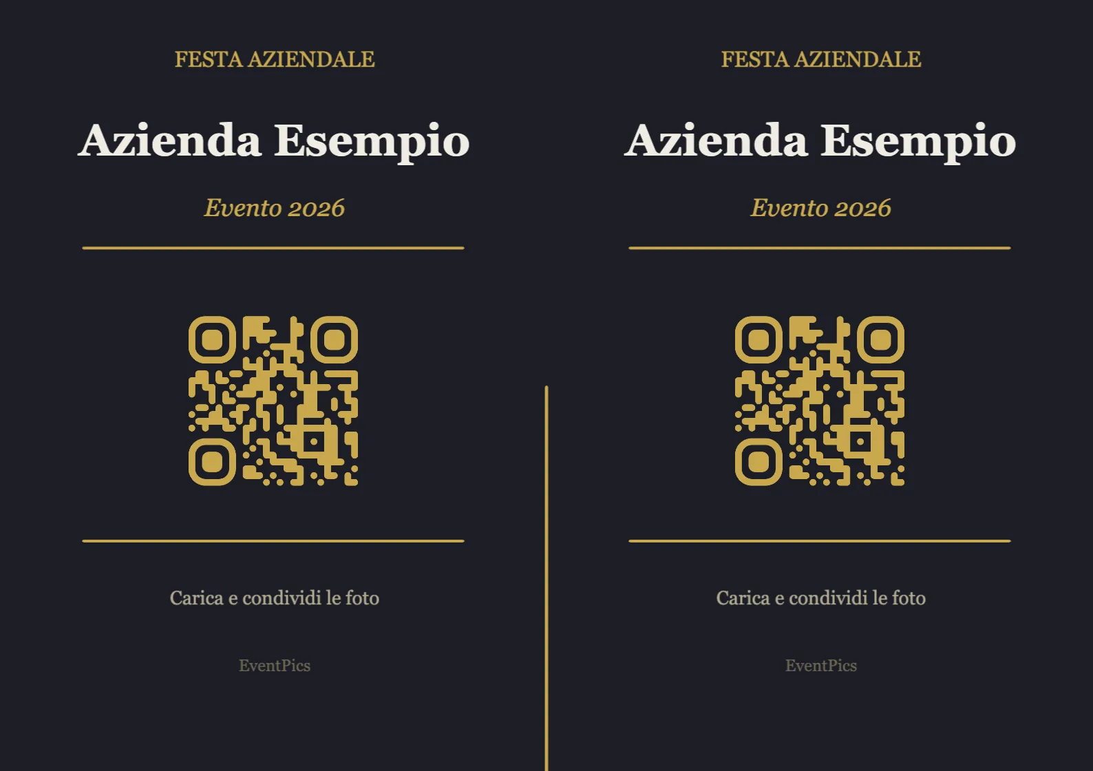 Modello di espositore con codice QR per feste aziendali, Moderno A7 orizzontale da piegare